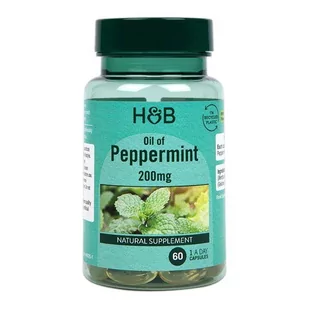 Oil of Peppermint 200 mg (60 kaps.) - Suplementy naturalne - miniaturka - grafika 1
