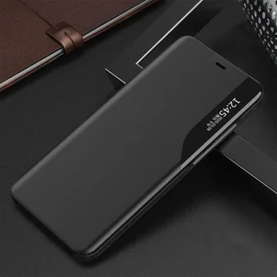 Eco Leather View Case elegancki futerał etui z klapką i funkcją podstawki iPhone 13 Pro czarny - Etui i futerały do telefonów - miniaturka - grafika 11