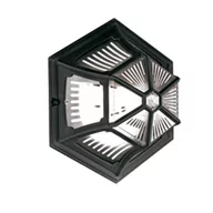 Lampy ogrodowe - Elstead Lighting Parish Up Ceiling Flush Lantern Black PR12 BLACK kinkiet ogrodowy IP44 stylowy PR12 BLACK ) - miniaturka - grafika 1