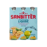 Napoje gazowane - Sanbitter Ligure 3x 200ml włoski aperitif bezalkoholowy chinotto i bazylia - miniaturka - grafika 1