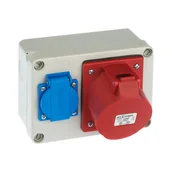 Rozdzielnie elektryczne - Tarel ELEKTRO - PLAST siłowa RS 6262 - 00 / 2P + Z 3P + N + Z 32A ELEKTRO - PLAST - miniaturka - grafika 1