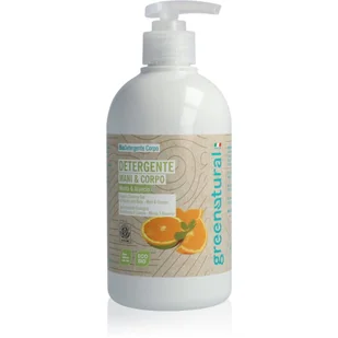 Greenatural Liquid Soap mydło w płynie do rąk i ciała Mint and Orange 500 ml - Mydła - miniaturka - grafika 1