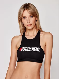 Biustonosze - Dsquared2 Underwear Biustonosz top D8RG03480 Czarny - grafika 1