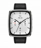 Smartwatch - Huami Amazfit Active 2 Square Black Leather-Premium Version NFC - miniaturka - grafika 1
