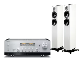 Yamaha R-N2000A (srebrny) + Vela FS408 (biały) - Zestawy stereo - miniaturka - grafika 1