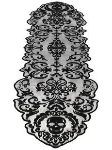 DEKORACYJNY BIEŻNIK Z CZASZKAMI 180 X 35 CM - Balony i akcesoria - miniaturka - grafika 1