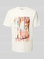 Koszulki męskie - T-shirt o kroju regular fit z nadrukiem z motywem - miniaturka - grafika 1