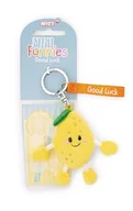 Plecaki - NICI 61806 breloczek cytryna z napisem „Good luck”, wierny towarzysz do plecaka lub torby, zawieszka do kluczy dla małych i dużych, 7 cm, żółty - miniaturka - grafika 1