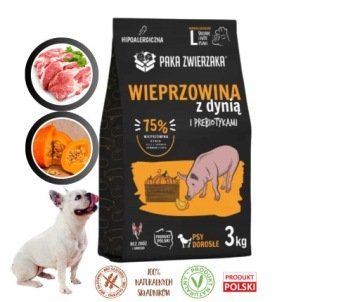 Paka Zwierzaka - Karma sucha SH Wieprzowina z dynią 