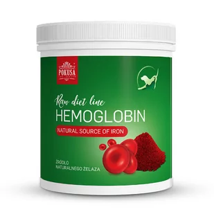 POKUSA Hemoglobina RawDietLina Pokusa 200g - Artykuły przeciw pasożytom - miniaturka - grafika 1