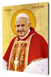 Ikona św. Jana XXIII - Papieża Dobrego Pasterza - Ikony i obrazy sakralne - miniaturka - grafika 1