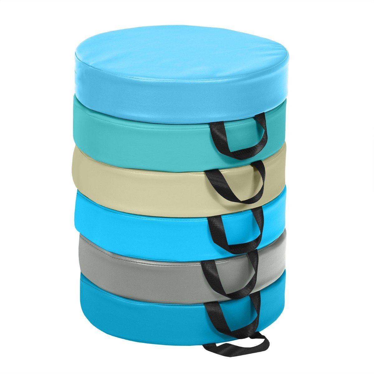 Zestaw Dziecięce maty podłogowe Poduszki dla dzieci wielokolorowe 6szt