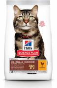 Sucha karma dla kotów - Hills Science Plan Mature Adult Hairball & Indoor, kurczak - 1,5 kg - miniaturka - grafika 1