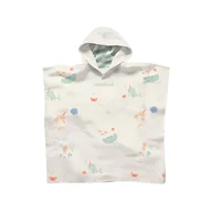 Okrycia kąpielowe dla dzieci - Miniland, Muślinowe poncho - Swim - 65x65cm - miniaturka - grafika 1