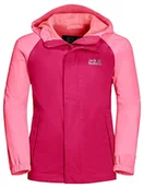 Kurtki i płaszcze dla chłopców - Jack Wolfskin Dziecięca Kurtka Tucan Kids Oddychająca Kurtka Przeciwdeszczowa, Orchid, 152 - miniaturka - grafika 1