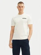 Koszulki męskie - Napapijri T-Shirt S-Vignoni Back SS NP0A4ILXN1A1 Biały Regular Fit - miniaturka - grafika 1