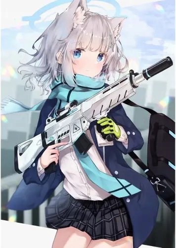 Plakat Anime Manga Blue Archive ba_001 A3 (custom)