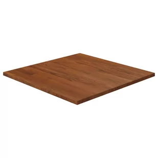 Kwadratowy blat do stolika, ciemnobrązowy, 50x50x1,5 cm, dębowy! Lumarko! - Meble modułowe i akcesoria - miniaturka - grafika 1