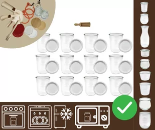 Słoiki WECK 12szt/ plastikowe wieko, miarka słoik 850ml MOLD / Wamar-Sosenka - Pojemniki kuchenne Słoiki WECK 12szt/ plastikowe wieko, miarka słoik 850ml MOLD / Wamar-Sosenka - Pojemniki kuchenne - miniaturka - grafika 1