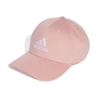 Czapki damskie - Czapka z daszkiem ADIDAS BBALL CAP COT IY7746 – Różowy - miniaturka - grafika 1