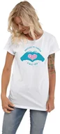 Koszulki i topy damskie - t-shirt damski HORSEFEATHERS MIKEY TOP White - miniaturka - grafika 1