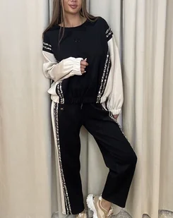 Wiskozowy komplet dresowy Nero - Komplety damskie - miniaturka - grafika 1