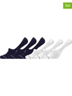 Skarpetki męskie - CR7 Skarpety-stopki (6 par ) w kolorze białym i granatowym - miniaturka - grafika 1