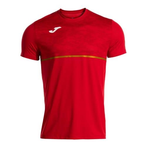Joma Męska koszulka do biegania, rozmiar XS - 3XL, oddychająca tkanina z technologią Micro-Mesh - Sportowy krój - Record III