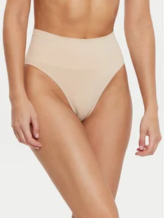 LAUREN RALPH LAUREN Figi klasyczne z wysokim stanem 4L0020 Beżowy - Majtki damskie - miniaturka - grafika 1