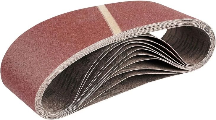 Pas Bezkońcowy 75x533 P80 Taśma Papier Ścierny Do Szlifierki P80 10szt