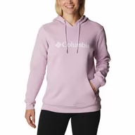 Odzież trekkingowa damska - Bluza sportowa z kapturem damska z kapturem Columbia Logo - miniaturka - grafika 1