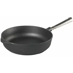 Skeppshult Patelnia do smażenia głęboka 25 cm, stalowa rączka - Patelnie - miniaturka - grafika 1