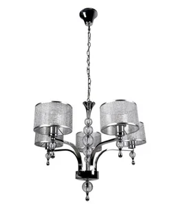 Zuma Line Sp. z o.o. JEWELLERY LAMPA ŚCIENNA KINKIET 1X60W E27 230V CHROM żarówka LED gratis! W1550-01A - Lampy ścienne - miniaturka - grafika 3