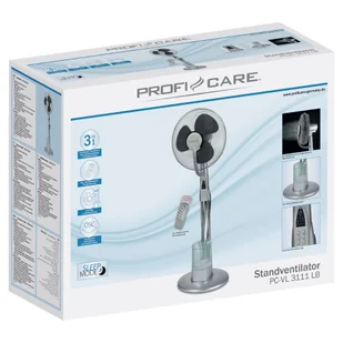 Wentylator Podłogowy wentylator stojący z nawilżaczem i pilotem 3w1 ProfiCare PC-VL 3111 LB (40cm) - Wentylatory - miniaturka - grafika 11