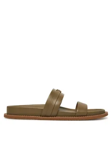 MICHAEL Michael Kors Klapki Mandy Flat Sandal 40S5MAFS2L Zielony - Klapki i japonki damskie - miniaturka - grafika 1