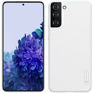 Nillkin Super Frosted Shield - Etui Samsung Galaxy S21+ (White) - Etui i futerały do telefonów - miniaturka - grafika 1