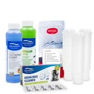 Akcesoria i części do ekspresów do kawy - Zestaw NIVONA Filtr NIVONA NIRF700 NIRF701 3szt, Latteo 250ml, Verde 250ml, Aqualogis Cleaneo 10szt - miniaturka - grafika 1