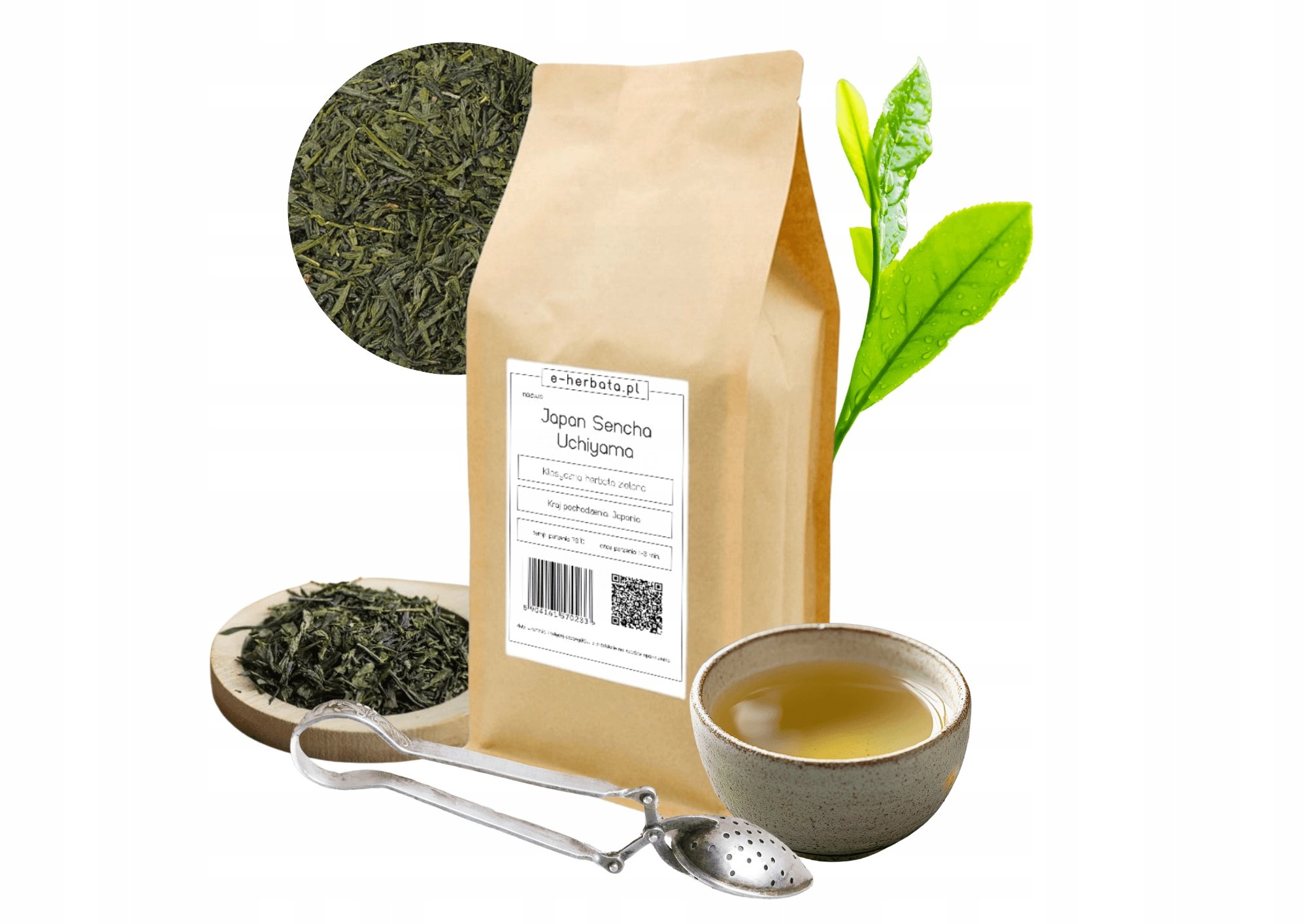 Herbata japońska zielona liściasta Japan Sencha Uchiyama 0,5 kg