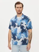 Koszule męskie - Lee Koszula Resort 112349945 Niebieski Relaxed Fit - miniaturka - grafika 1