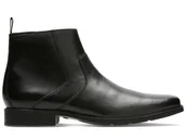 Botki męskie - Clarks, Trzewiki męskie, Tilden Zip, rozmiar 46 - miniaturka - grafika 1