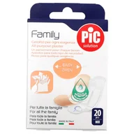 Apteczki i materiały opatrunkowe - Plastry antybakteryjne Pic Family (Pic Solution) - miniaturka - grafika 1