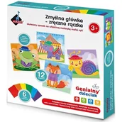 Zabawki kreatywne - Askato Wyklejanka zwierzątka 113746 - miniaturka - grafika 1