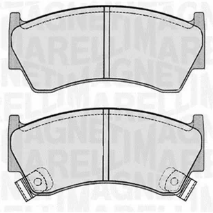 Klocki hamulcowe - komplet MAGNETI MARELLI 363916060343 - Klocki hamulcowe - miniaturka - grafika 1