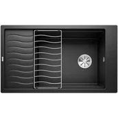Zlewozmywaki - Blanco Zlew ELON XL 8S Czarny odwracalny InFino kratka ociekowa 525886 - miniaturka - grafika 1