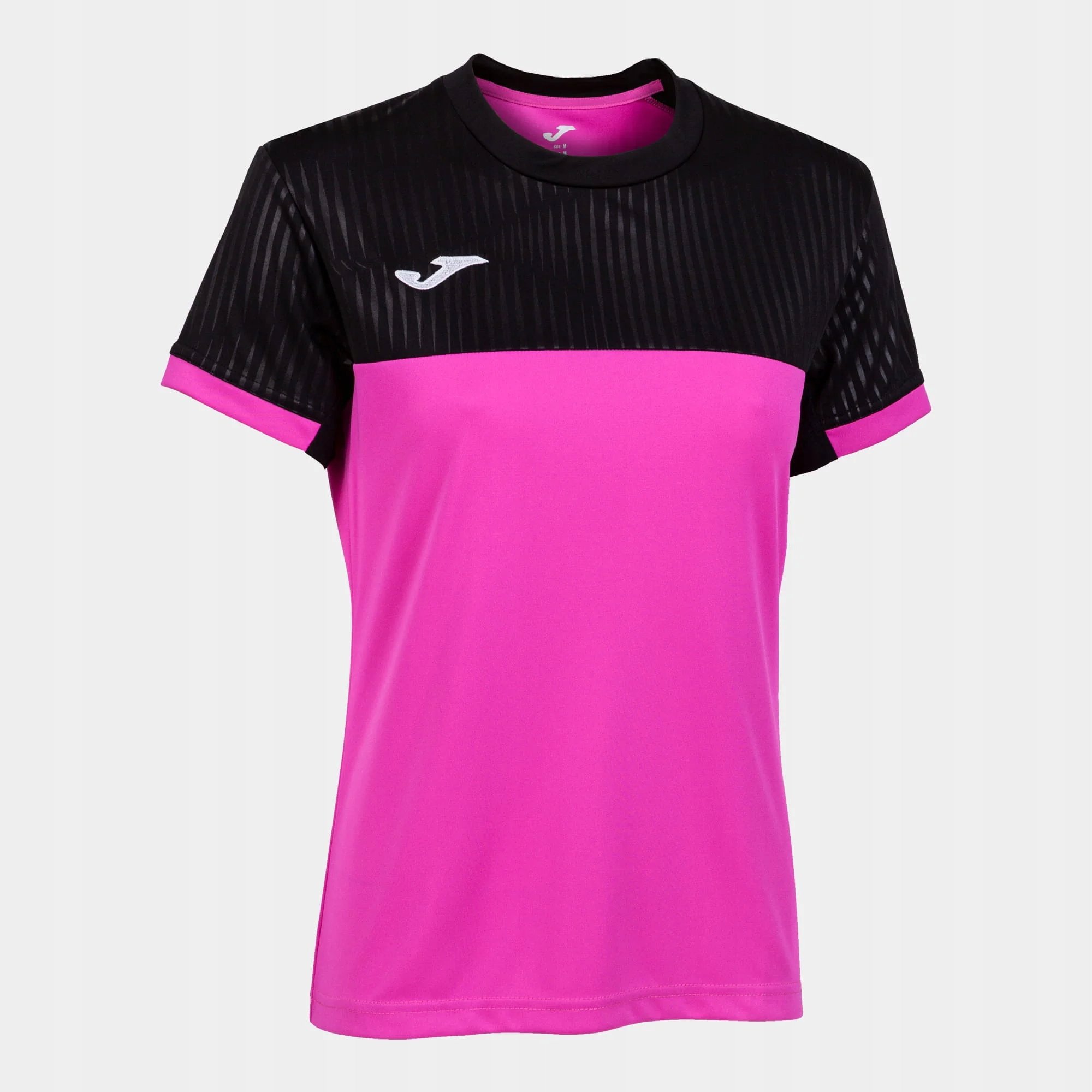 Koszulka damska Joma Montreal Short Sleeve T-shirt fluor pink/black S