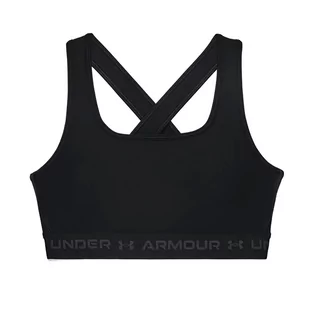 Stanik sportowy Under Armour Crossback Mid czarny 1361034 M - Biustonosze - miniaturka - grafika 1