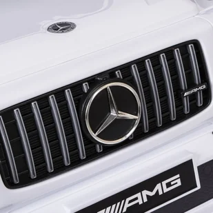 Samochód elektryczny dla dzieci MERCEDES AMG G63 biały - Tory, garaże, parkingi - miniaturka - grafika 12