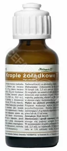 Herbapol KRAKÓW Krople żołądkowe T 35 g Kraków - Układ pokarmowy - miniaturka - grafika 1