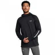 Bluzy sportowe męskie - Męska bluza do biegania Under Armour UA Launch Elite Cw Balaclava Hoody - czarna - UNDER ARMOUR - miniaturka - grafika 1