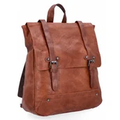 Torebki damskie - Plecak Damski XL Vintage firmy Herisson 1652L2049 Rudy - miniaturka - grafika 1